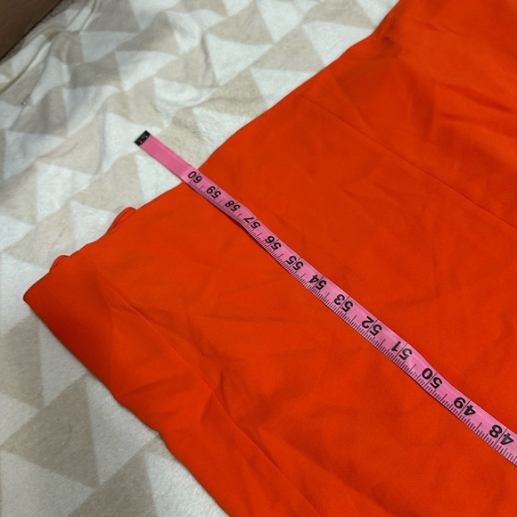 Tanya Taylor Orange vneck flutter sleeve maxi dress - Picture 4 of 5